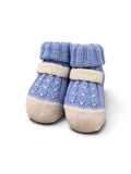 Primodì | Scarpine neonato lana cielo beige