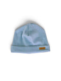 Ninnaoh Pure Love | Cappello neonato azzurro/panna ciniglia