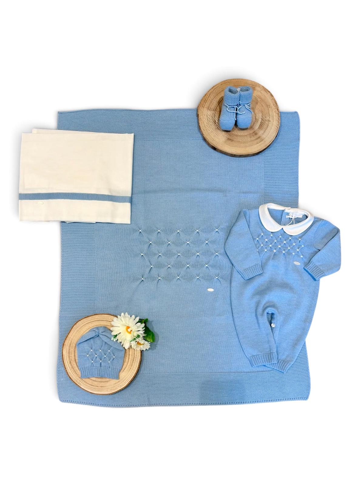 Ninnaoh | Set nascita cielo panna neonato