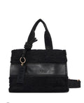 LiuJo | Borsa tote pelle bouclé nera