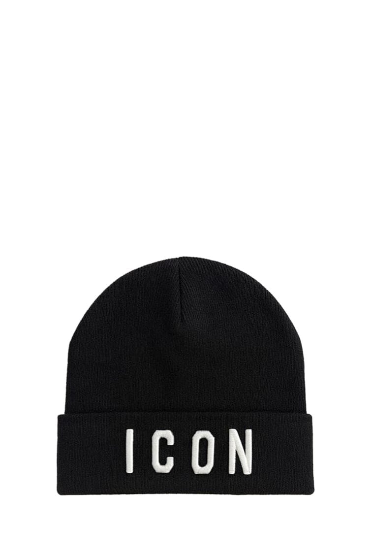 Icon | Cappello nero/panna logo
