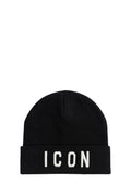 Icon | Cappello nero/panna logo