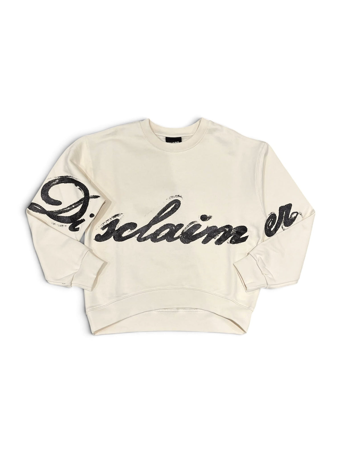 Disclaimer | Felpa panna logo ragazza