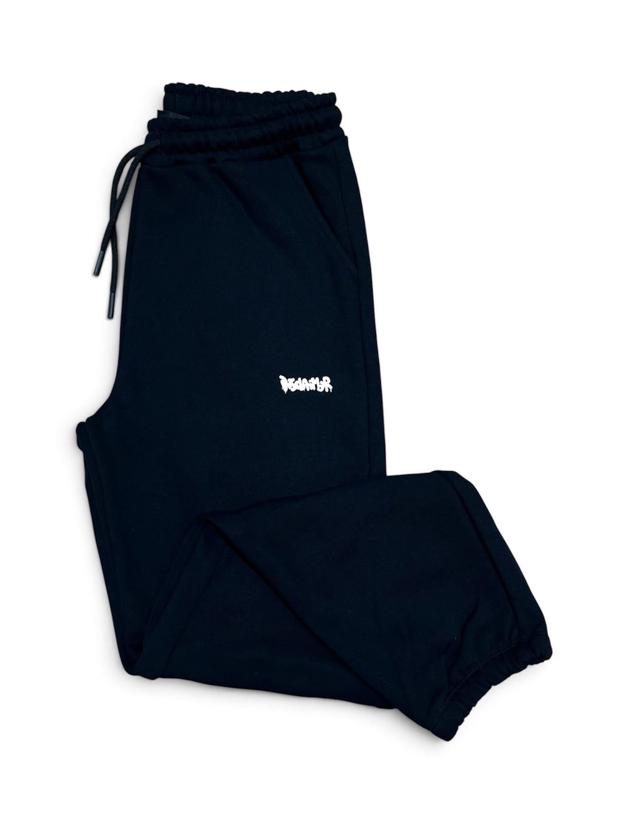 Disclaimer | Pantalone felpa nero polsino