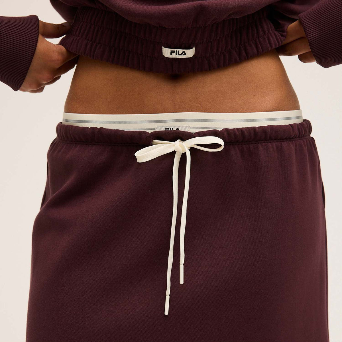 Fila | Gonna felpa burgundy