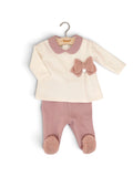 Ninnaoh Pure Love | Completo nascita panna rosa