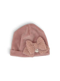 Ninnaoh Pure Love | Cappello neonata rosa ciniglia