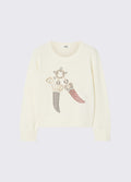 Liujo | Maglione panna corni