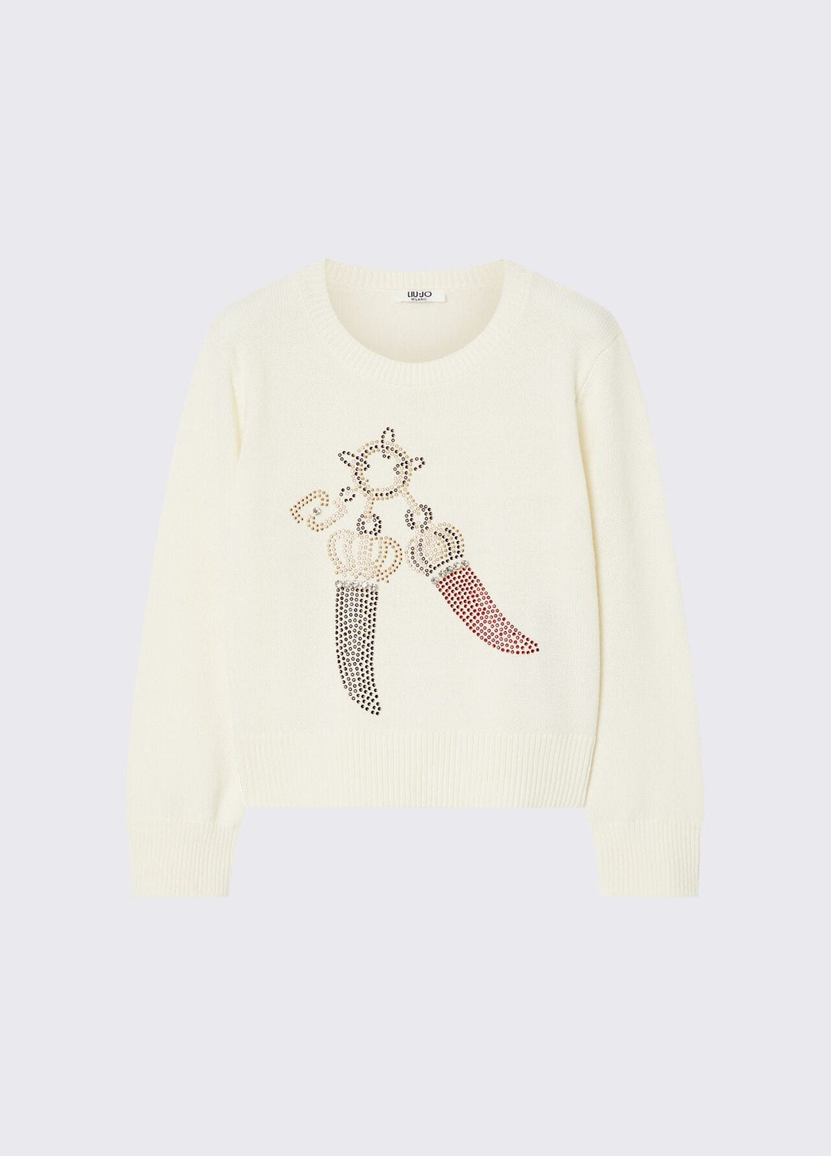 Liujo | Maglione panna corni