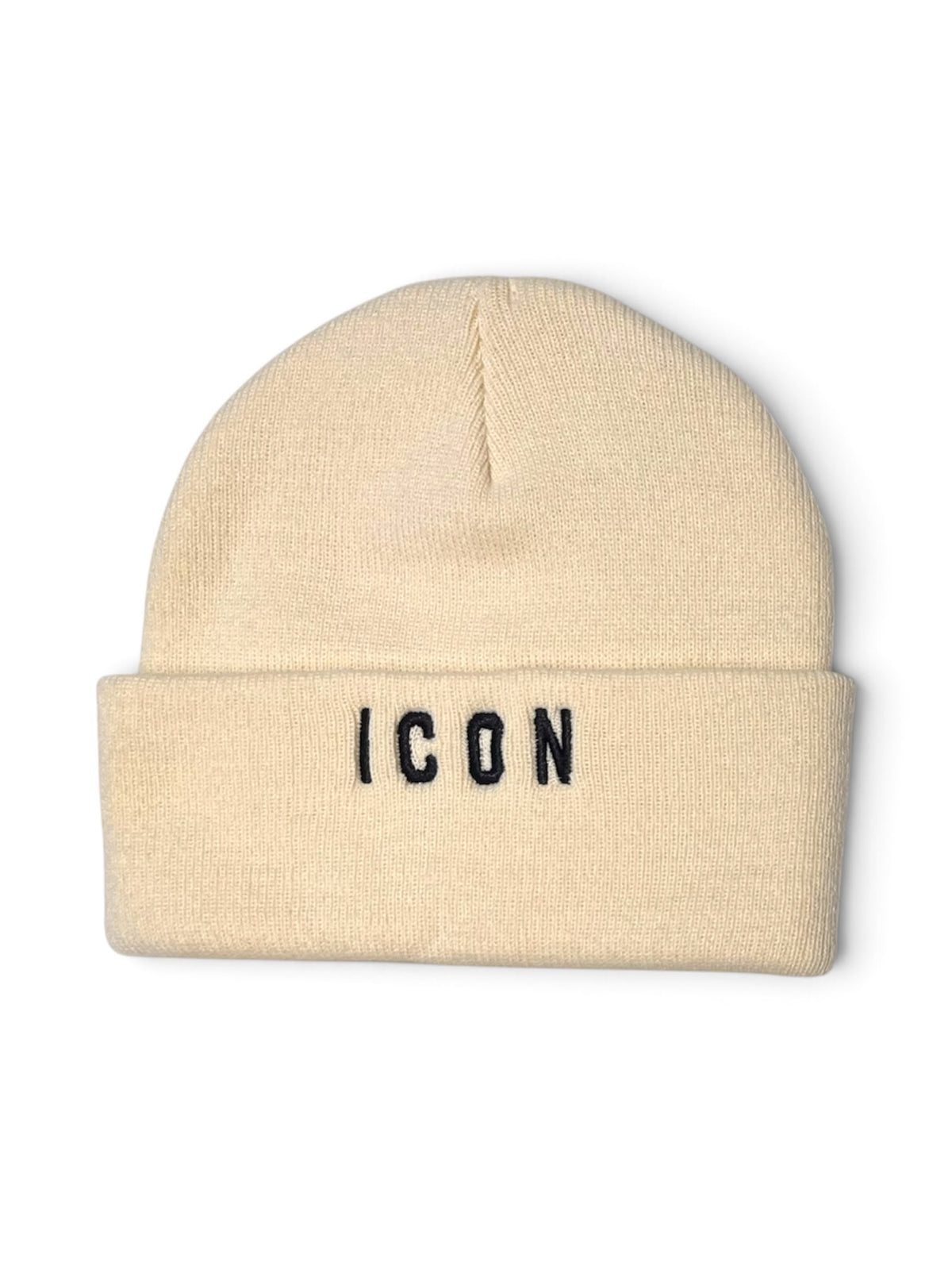 Icon | Cappello nero/panna logo
