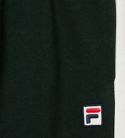 Fila | Pantalone felpa verdone profilo bianco