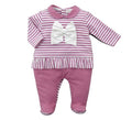 Ninnaoh | Tutina neonata righe prugna
