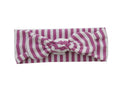 Ninnaoh | Fascia capelli neonata righe prugna