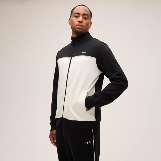 Fila | Tuta bianca nera zip
