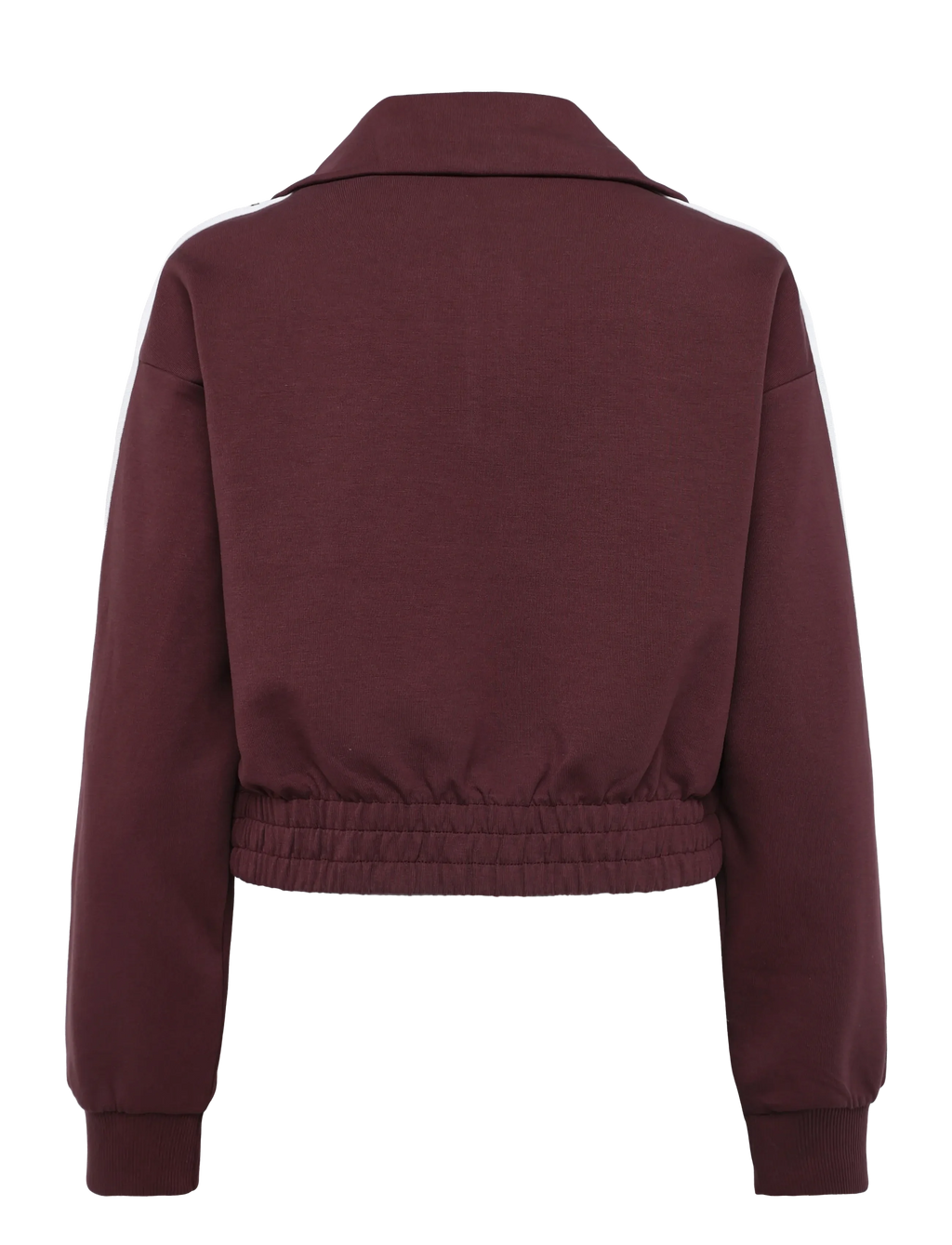 Fila | Felpa cropped half zip burgundy