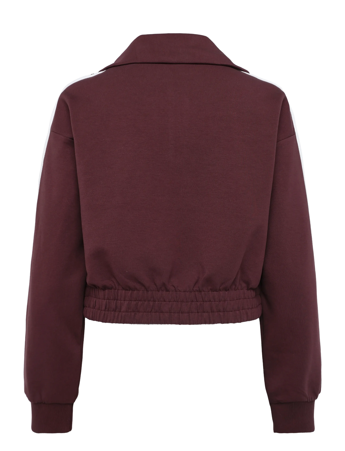 Fila | Felpa cropped half zip burgundy