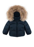 Bomboogie | Bomber blu neonato/a pelliccia Murmasky