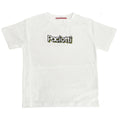 Paciotti | T-shirt bianca ricamo logo giallo