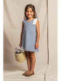 Fina Ejerique | Abito righe bianco blu
