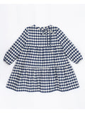 Fina Ejerique | Vestito quadri blu bambina