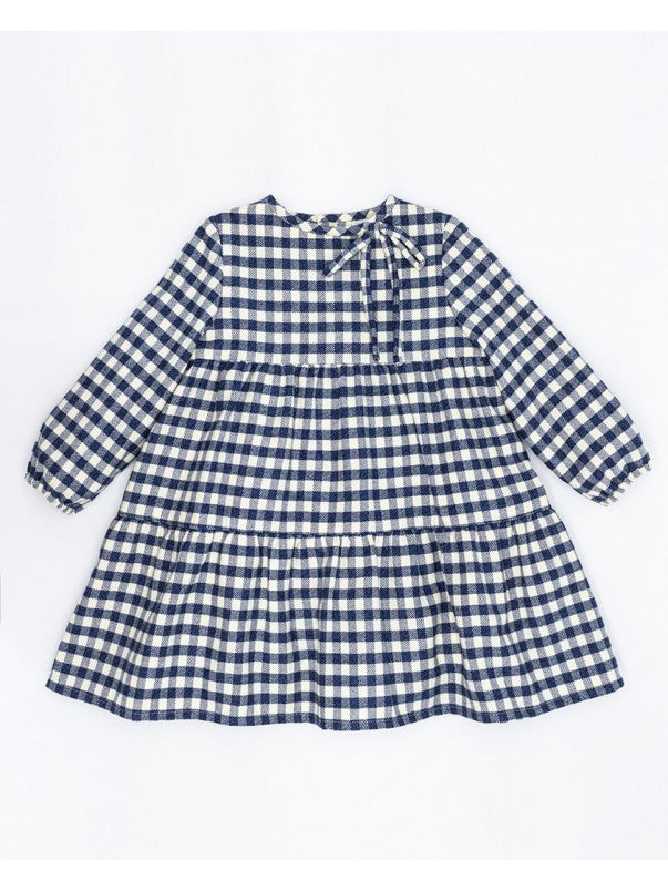 Fina Ejerique | Vestito quadri blu bambina